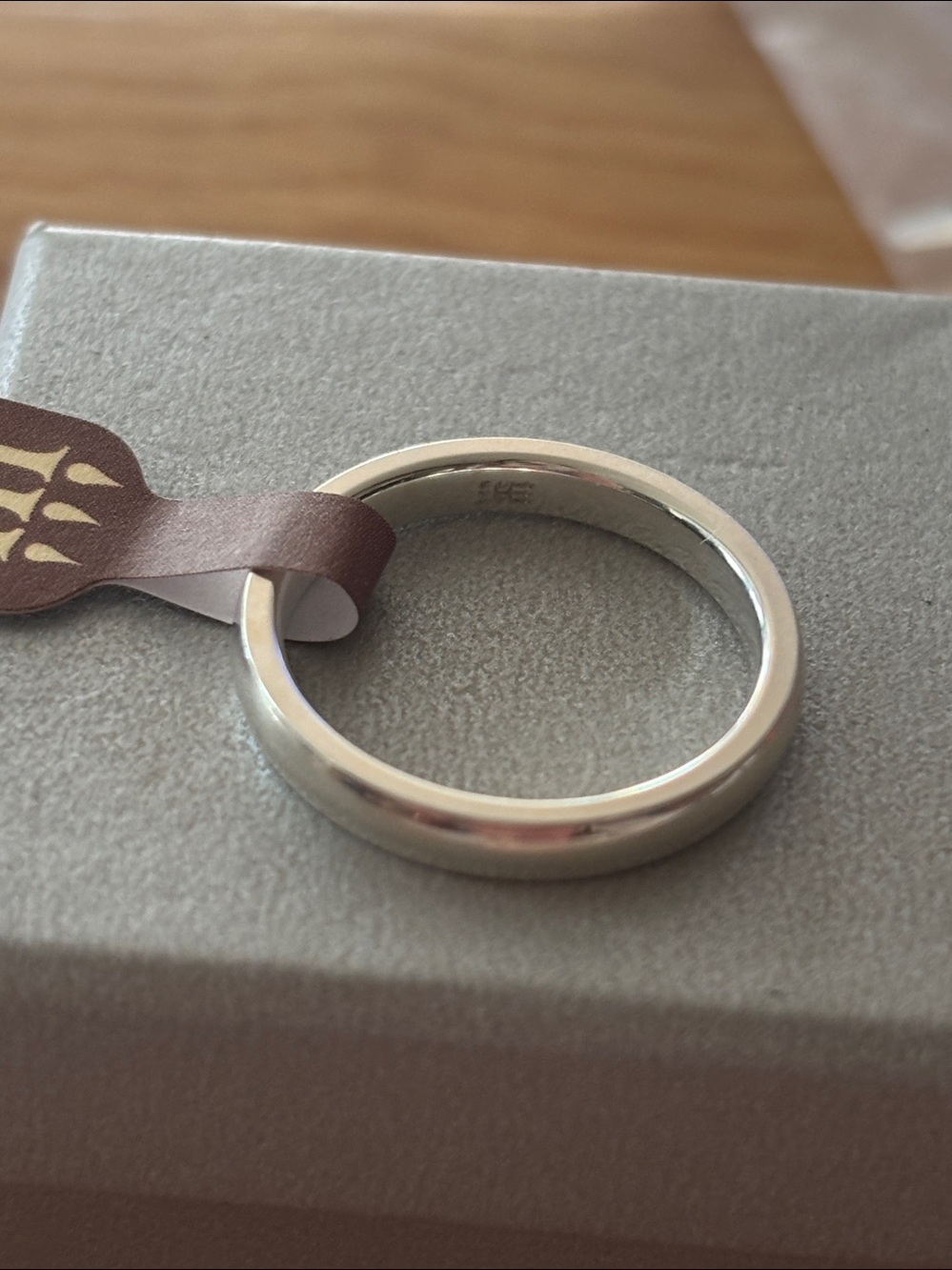 New James Avery Forever Sterling band out of production stamp